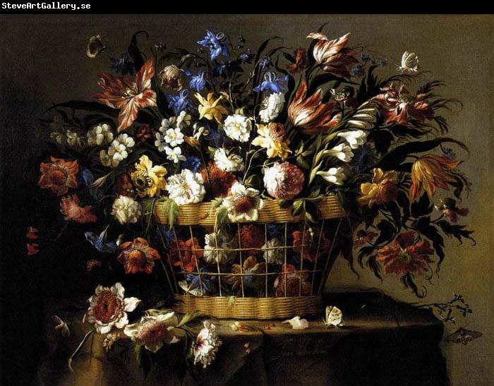 Arellano, Juan de Basket of Flowers c